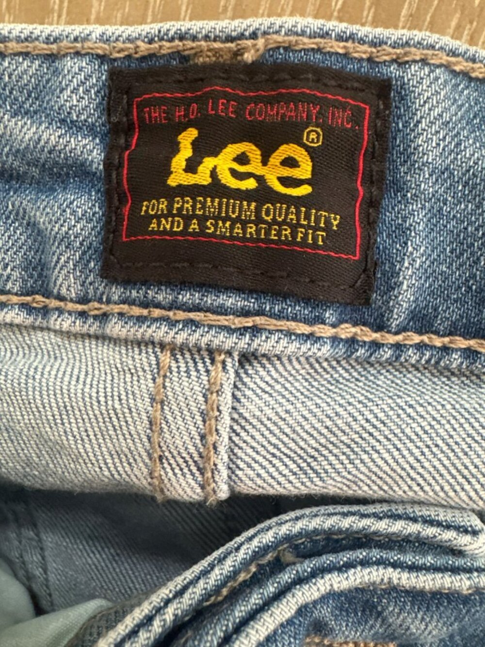 Lee Straight Leg Jeans Size 6 Denim - Picture 4 of 5